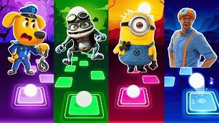 Sheriff Labrador - Crazy Frog - Minions - Blippi - Tiles Hop EDM Rush