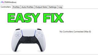 (NEW METHOD 2025) Fix DS4Windows Not Detecting Controller