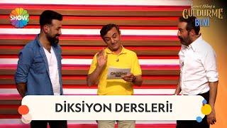 Ersin Korkut ile diksiyon dersleri! | Demet Akbağ ile Güldürme Beni 2. Bölüm