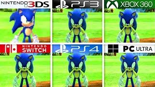 Sonic Generations | 3DS vs PS3 vs Xbox360 vs Switch vs PS4 vs PC Ultra | 4K Full Graphics Comparison