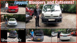 Funniest Bloopers and Cutseens of Young Car Wiz!