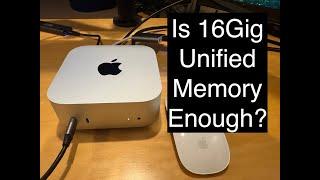 Is 16G Unified Memory for MacMini Enough? #macmini  #memory #random