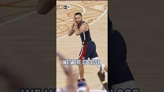 "He literally just k*lled us" -- Bilal Coulibaly on Steph Curry vs France in Olympics #stephencurry