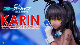 [Unboxing] 開封 Blue Archive Karin Kakudate (Bunny Girl) Game Playing Ver. 1/7 Complete Figure