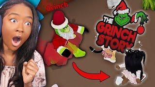 RUN!! THE GRINCH IS HERE!! | Roblox The Grinch (Story)