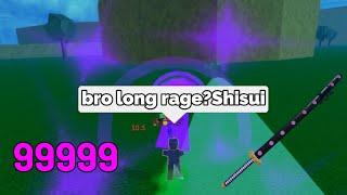 This Best ShiSui Sword is so long Rage in Pvp Be like. #Road To 5m Honor Marine -Blox Fruit