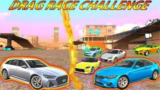 Drag Racing Challenge 1 vs 5 Cars - Driving With Kcd