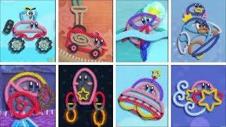 Kirby's Epic Yarn - All Super Transformations