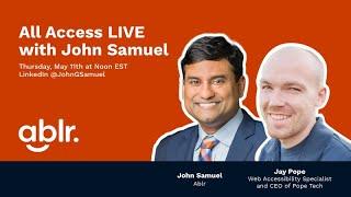 Join me Thursday at 12 EST for All Access LIVE with Jay Pope!