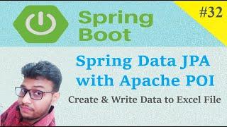 Spring Boot using Apache POI (Create/Write Excel) [Hindi] #32