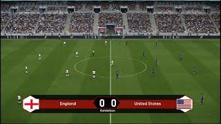 England vs USA | Friendly match | PES 2021 | PC Gameplay | 4K