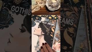 Crafting a Gothic Deco Style Flap Page | Reveal the Hidden Collage | Gothic Themed Journal | ASMR