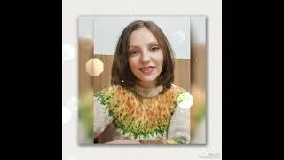 Светр з лисичками жакардом #knitting #knittedfashion #handmade #knit
