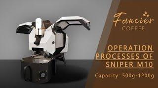 Explore the operational processes of the Kaleido Sniper M10 Coffee Roaster #coffee #coffeeroaster