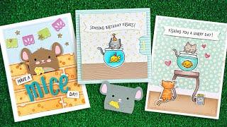 Intro to Keep on Swimming Add-On & Tiny Gift Box Mouse Add-On + 4 projects start to finish