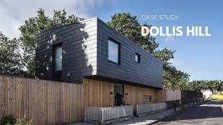 CUPACLAD 201 Vanguard on display at Dollis Hill - Sustainable architecture: natural slate