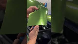Vinyl Wrap VS Color PPF Mamba Green 8Mil TPU, Penetration Test #ppfwrap #carppf #wrap #carwrap