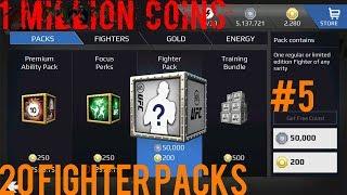 EA SPORTS UFC Mobile - 1 Million Coins! 20 Fighter Pack Opening! #5