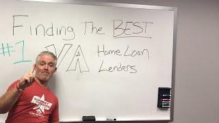 Finding the best VA home loan lenders