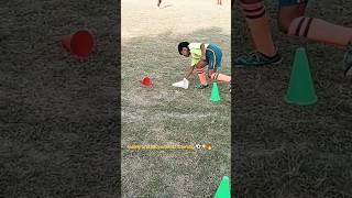 Fun agility drills for footballers #viral #fun #tutorial #entertainment #kidsreel #shorts