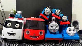 Play with Go Thomas, Bus Tayo, Tayo Little Bus, Car, Truck, Thomas Monster Train Richanel