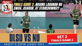 DLSU vs NU (Set 2) | FINALS Game 2 of Shakey’s Super League 2024