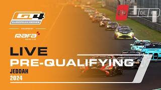 LIVE I Pre-Qualifying I Jeddah I GT4 European Series Powered by RAFA Racing Club (English)