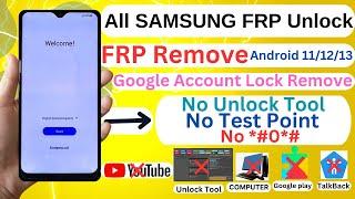 2023 All Samsung FRP Unlock/Remove Android 11/12/13 Frp Unlock Without Pc