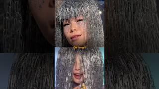Did I copy @DenitslavaMakeup ? #theolesia #paperclipwig #diyfashion #bodecor