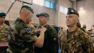 Lieutenant General Olivier Rittimann presided over the International Medal Parade held at Butmir