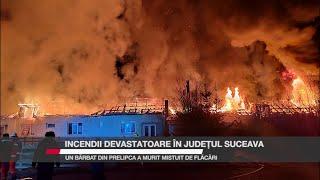 Incendii devastatoare în județul Suceava. Un bărbat din Prelipca a murit mistuit de flăcări