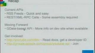 Google Developer Day - US YouTube APIs