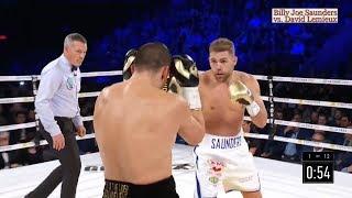 The best moments Billy Joe Saunders vs. David Lemieux / Билли Джо Сондерс Давид Лемье лучшие моменты