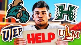 Asian Cam Joins a Poverty Team.. Ep.5! College Football 25 Road To Glory