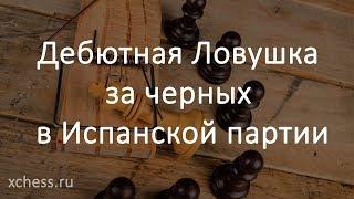 Шахматная ловушка в Испанской партии за Черных