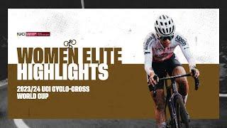 Hulst - Women Elite Highlights - 2023/24 UCI Cyclo-cross World Cup