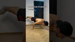 PLANCHE Push Up Tutorial #calisthenics #workout