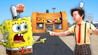 SpongeBob Meets His Human Self! - SpongeBob In Real Life 10