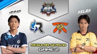 FNATIC ONIC PH vs RSG PH GAME 2 | MPL PH S14 REGULAR SEASON