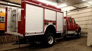 CarCo Truck and Fire Equipment Mounting a Fire Truck Body on Chassis