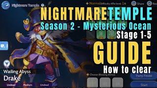 Nightmare Temple Season 2 GUIDE | BARD GAMEPLAY | RAGNAROK ORIGIN GLOBAL