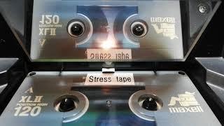 Technics RS 673 stress tape test 120 OK