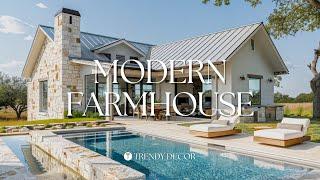 Modern Farmhouse Interior with Trendy Backyard garden Decor Inspiration