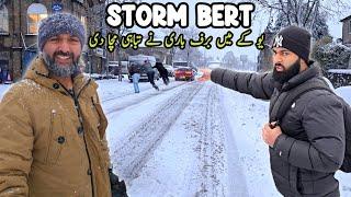 Snowstorm Bert Hit Uk  | Enjoying Heavy Snowfall