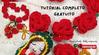 Denario Virgen de Guadalupe tutorial completo con @mariaslovelyhobbyamigurumis