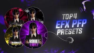 Top 4 Efx Pfp for Alight Motion |  Free Presets | Pfp Text Xml File | Alight Motion Tutorial