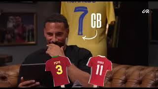 Beckham or Giggs? Beckham or Mbappé? Cristiano Ronaldo names his top player #cristianoronaldo