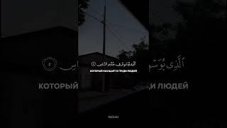 Красивое чтение Корана чтец:Билал Дарбали сура:Ан-Нас #quran #youtubeshorts #ислам #коран