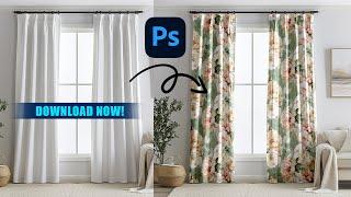 How to Make a Curtain Mockup in Photoshop | Photoshop Mockup Tutorial